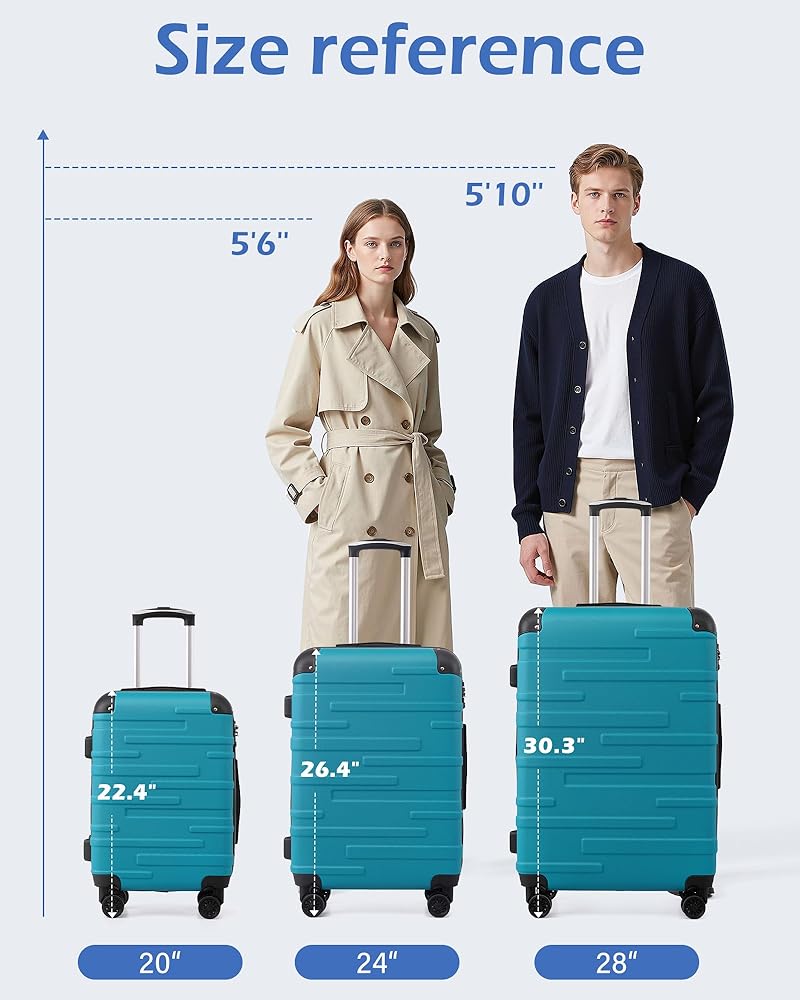 Amazon.com | Coolife Luggage Expandable(only 28